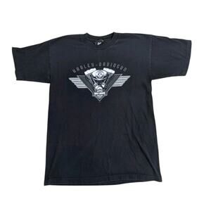 2004 Harley Davidson Virginia Beach T-Shirt Twin Cam V Twin USA Large Black Z